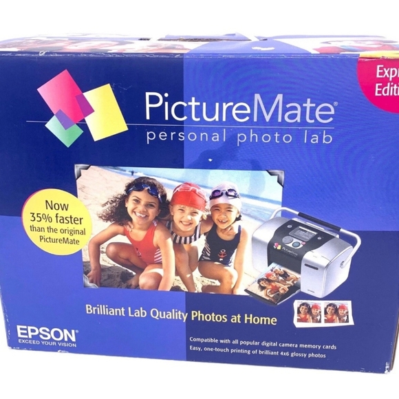 Epson PictureMate B271A Photo Printer Express Edition NEW Open Box Unused - Picture 1 of 16